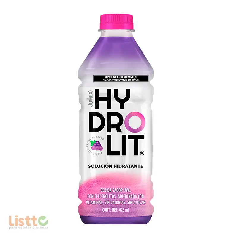 Bebida Jumex Hydrolit Uva 625 ml.