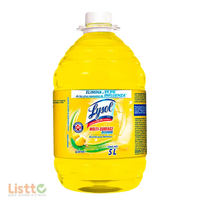 Desinfectante Lysol Citrus 5 lt.