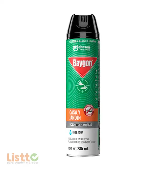 Insecticida Baygón Casa y Jardín Aerosol 285 ml.