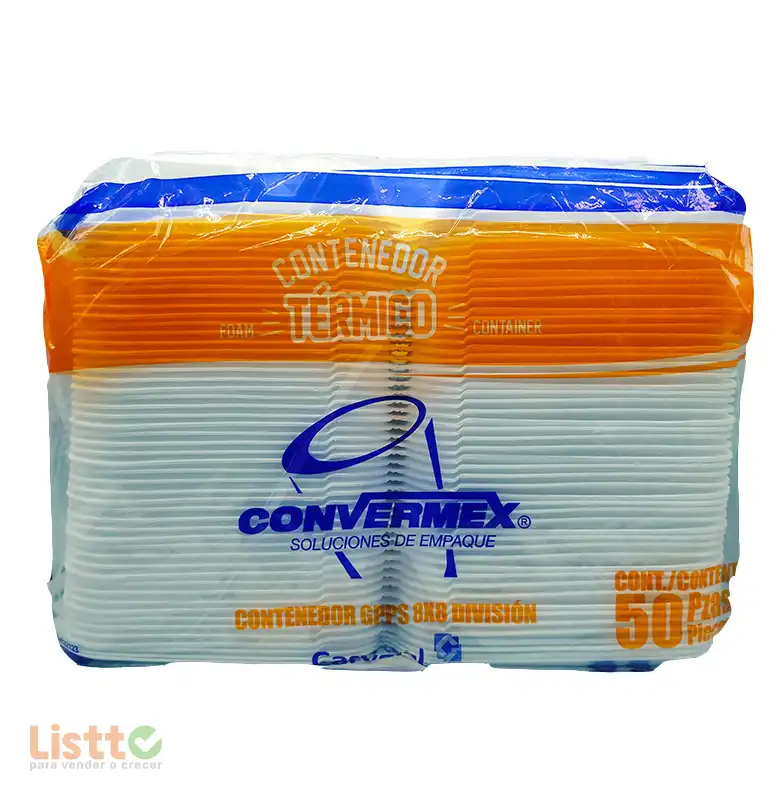 Contenedor Térmico Convermex División L-38 50 pz.