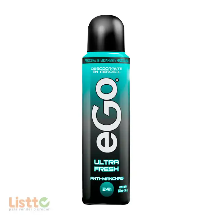 Desodorante Ego Ultra Fresh Aerosol 150 ml.