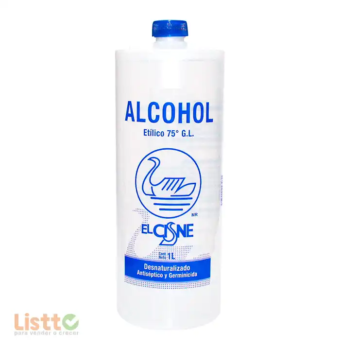 Alcohol El Cisne 75° 1 lt.