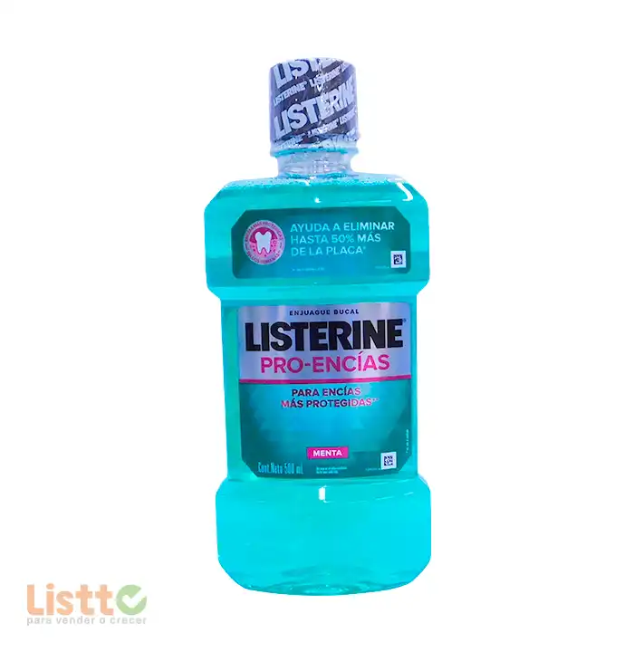 Enjuague Buc al Listerine Defensa de Dientes 500 ml.