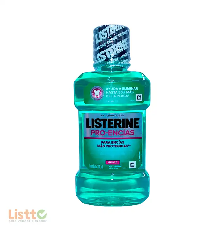 Enjuague Bucal Listerine Defensa de Dientes 250 ml.