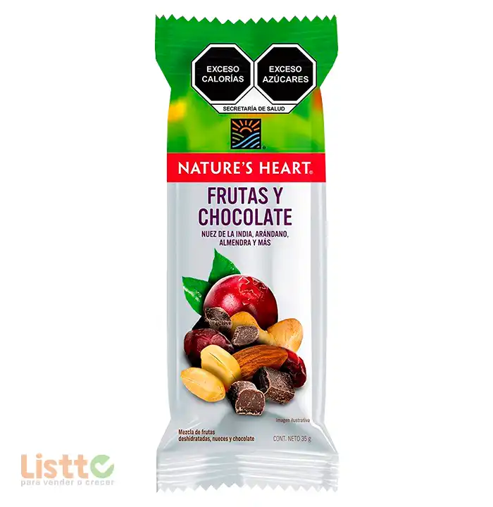 Natures Heart Frutas y Chocolate 35 gr.
