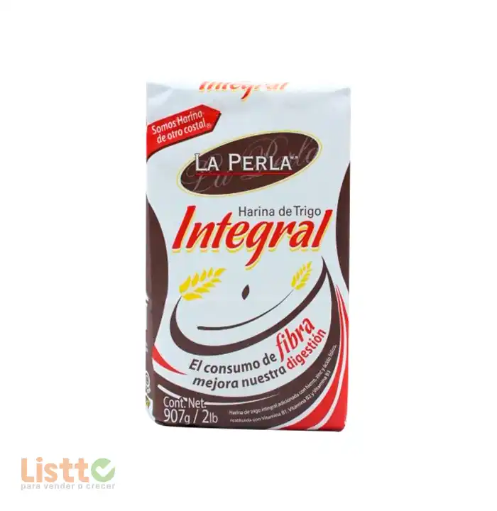 Harina de Trigo Integral La Perla 907 gr.
