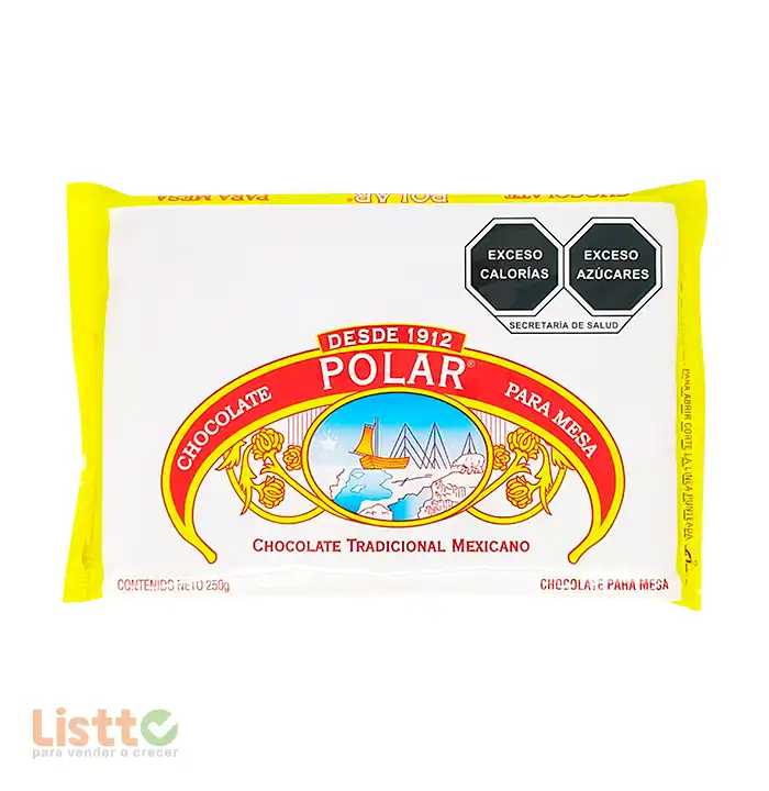 Chocolate Polar Marqueta 250 gr.