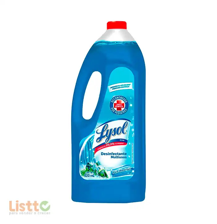 Desinfectante Lysol Pure Marine 820 ml.