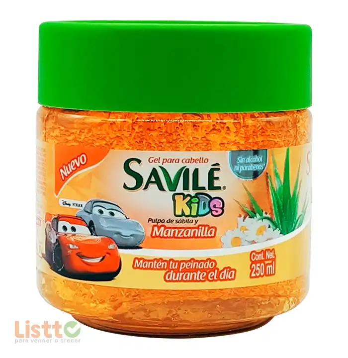 Gel Savilé Kids Manzanilla 250 ml.