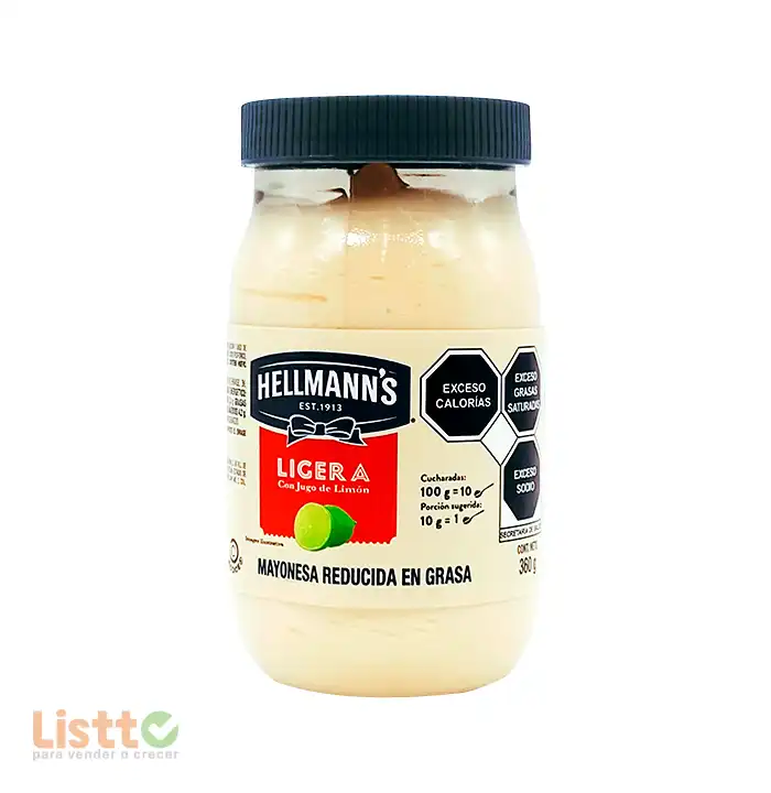 Mayonesa Hellmanns Ligera 360 gr.