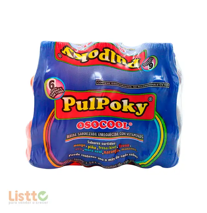 Bebida Poky Surtido 6/190 ml.