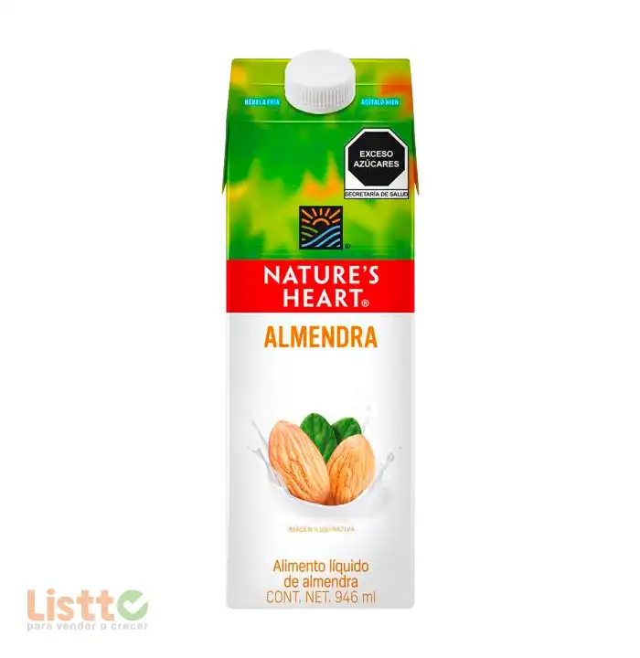 Alimento Líquido Natures Heart Almendra 946 ml.