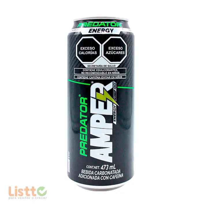 Bebida Energética Amper Predator 473 ml.