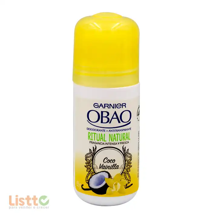 Desodorante Obao Mujer Coco Vainilla Roll On 65 gr.