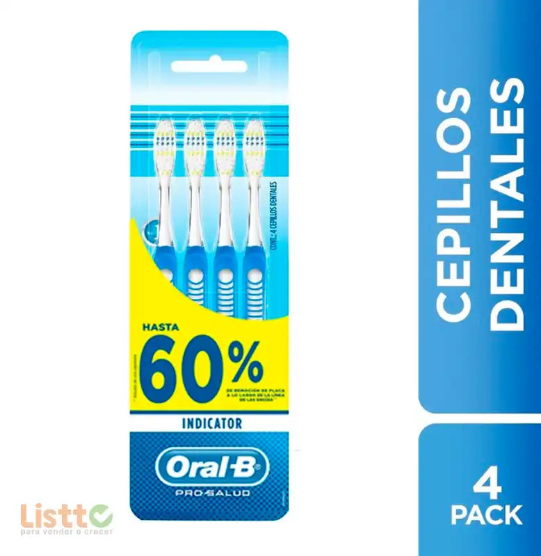 Cepillo Dental Oral B Indicator 4 Pz.
