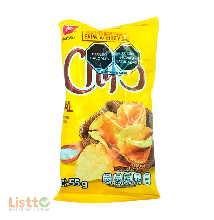 Barcel Chips Sal 55 gr.