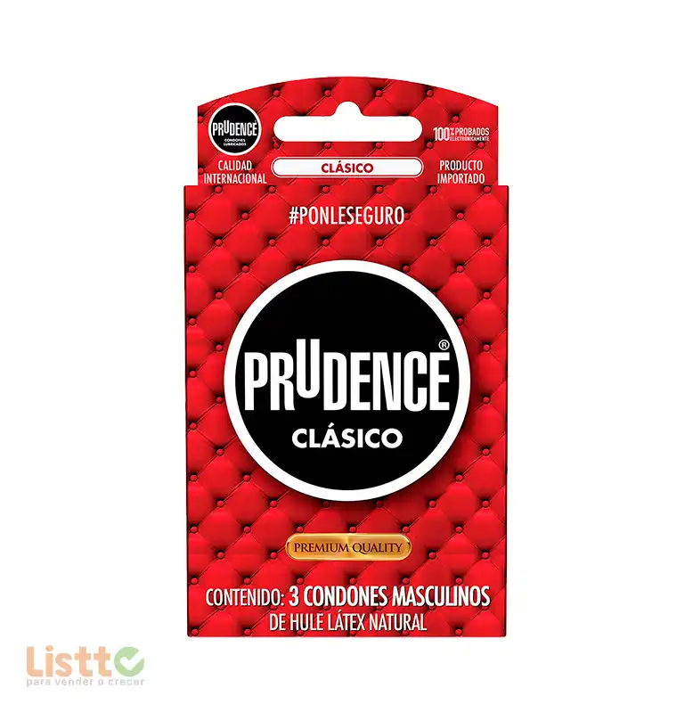 Preservativo Prudence Clásico 3 pz.