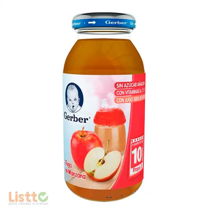 Gerber Jugo Manzana Etapa 3 237 ml.