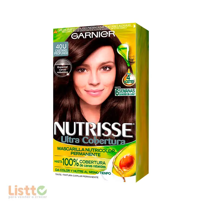 Tinte Nutrisse Castaño Profundo Número 4.0 pz.