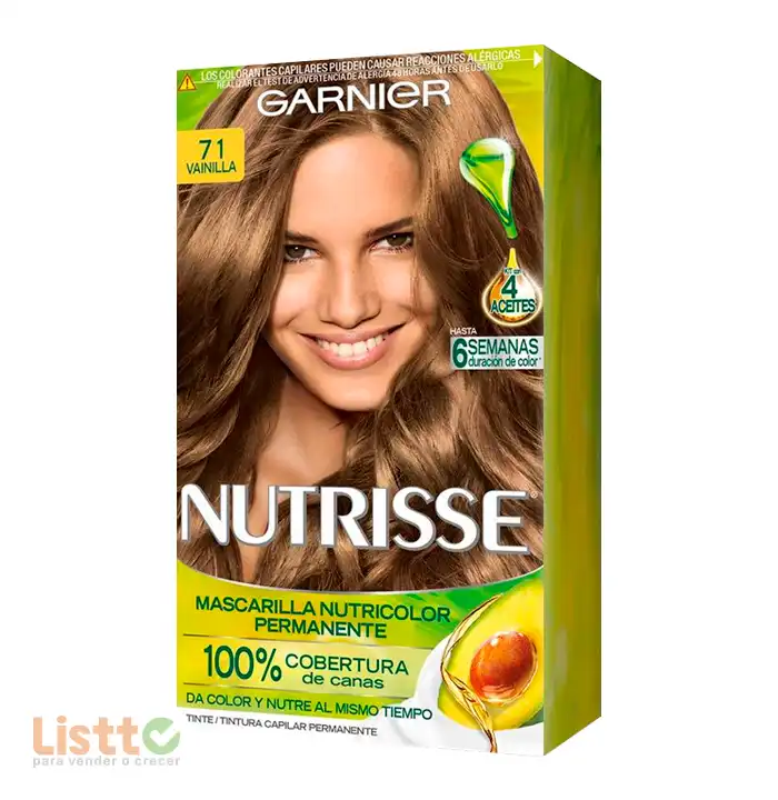 Tinte Nutrisse Vainilla Número 71 pz.