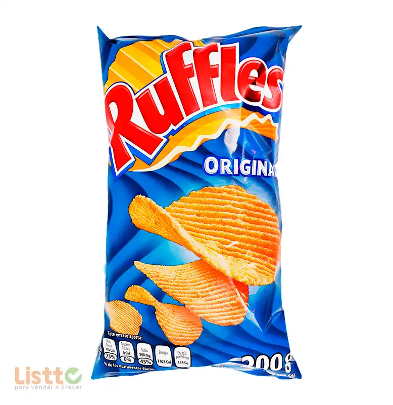 Sabritas Ruffles Sal 200 gr.
