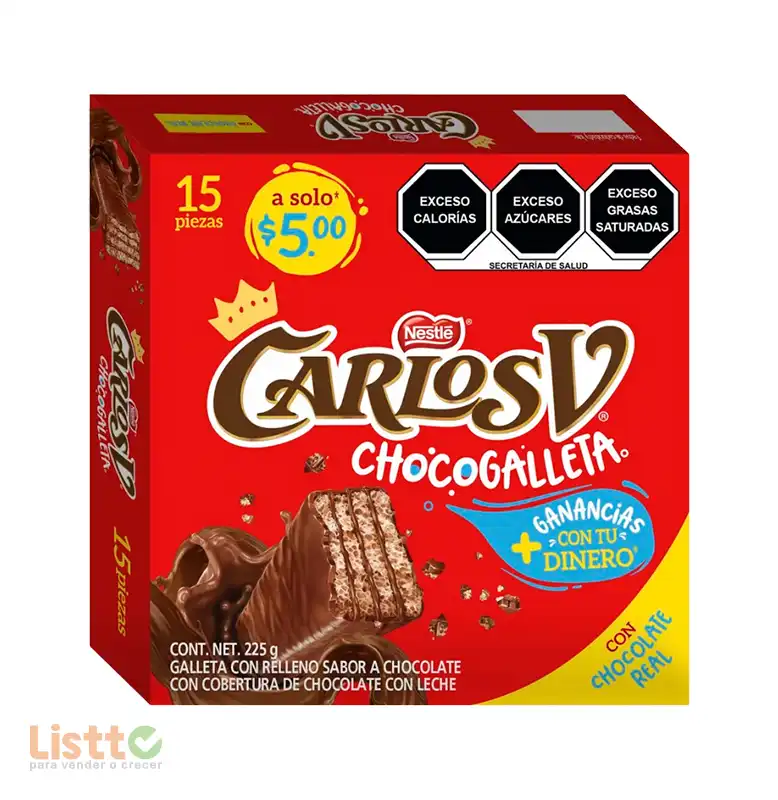 Dulce Carlos V Galleta 15/15 gr.