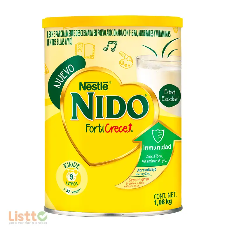 Leche Nido Forticrece Lata 1.08 kg.