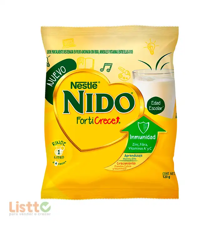 Leche Nido Forticrece Bolsa 120 gr.