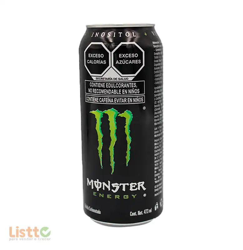 Bebida Energética Monster 473 ml.