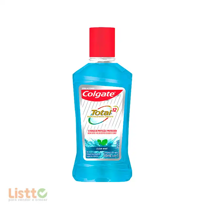 Enjuague Bucal Colgate Total 12 Clean Mint 60 Ml.