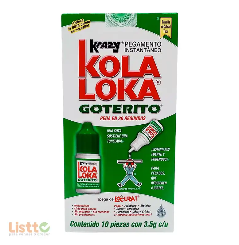 Pegamento Kola Loka Goterito 3.5 gr.