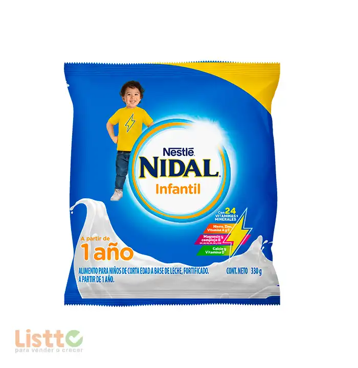 Leche Nidal Infantil Bolsa 330 gr.