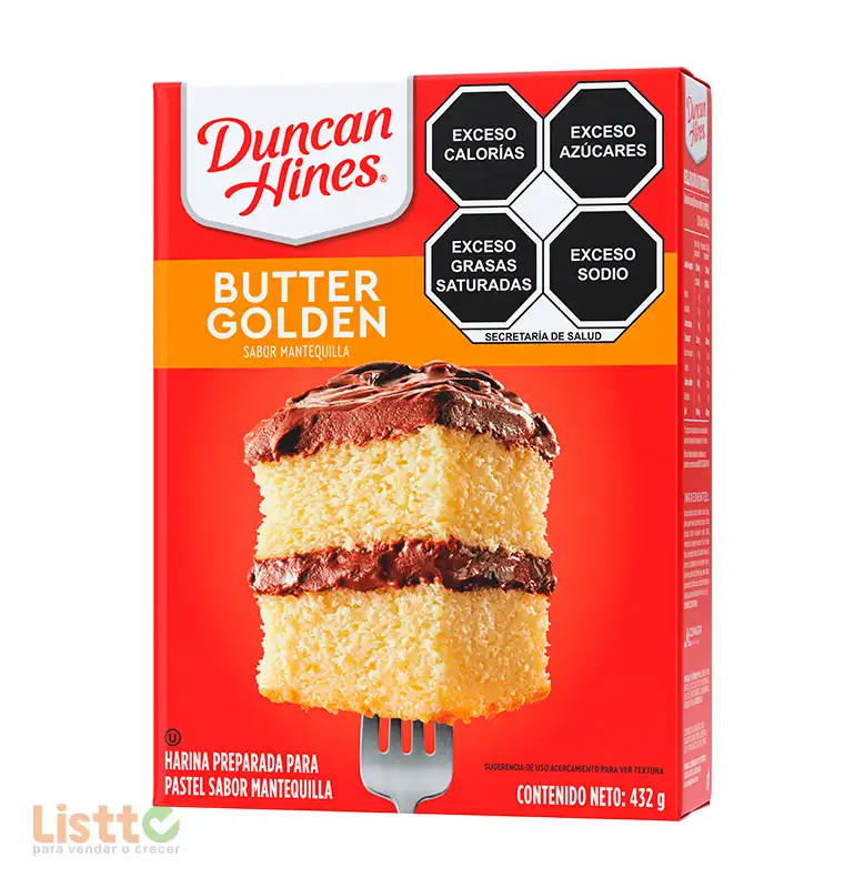 Harina Duncan Hines Mantequilla Dorada 432 Gr