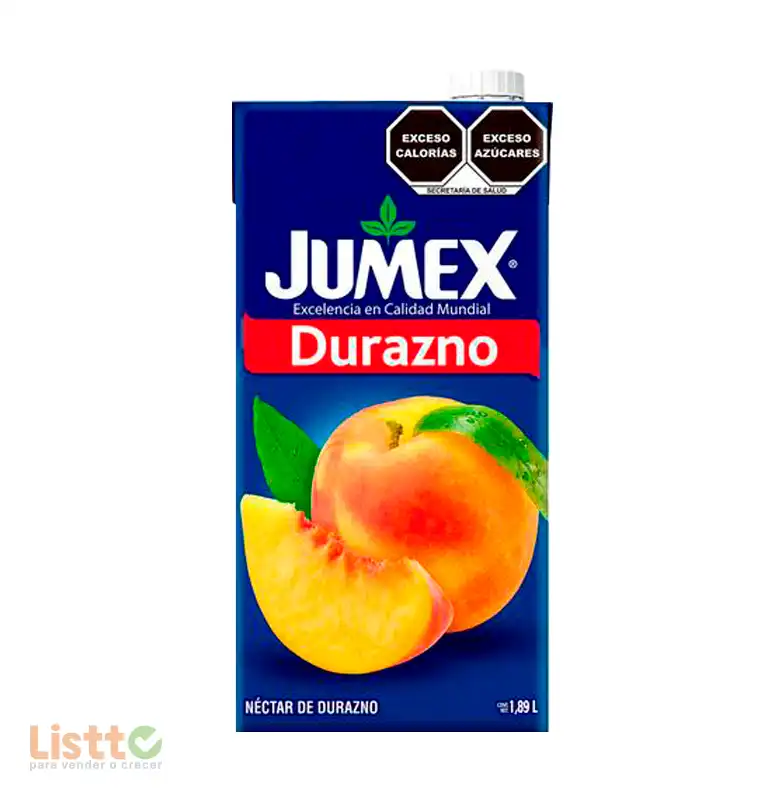 Bebida Jumex Durazno Tetra Brick 1.89 lt.