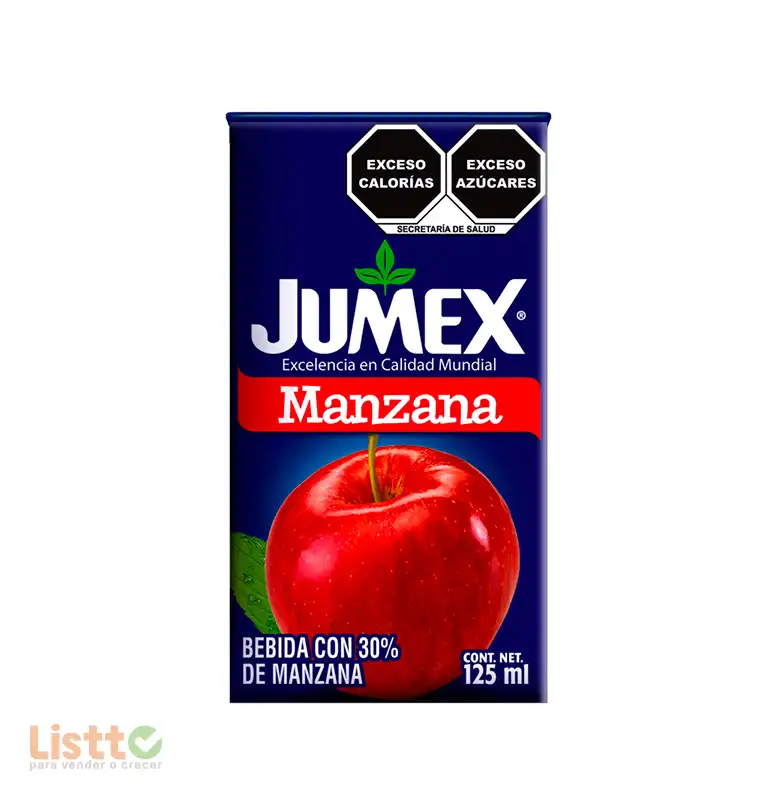 Bebida Jumex Manzana Mini Brick 125 ml.