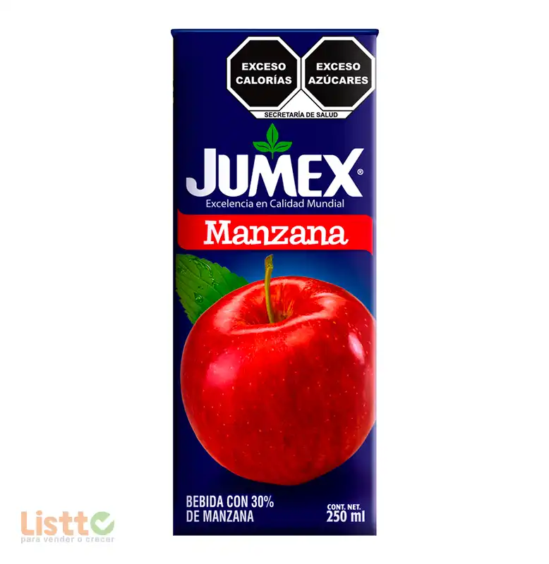 Bebida Jumex Manzana Mini Brick 250 ml.