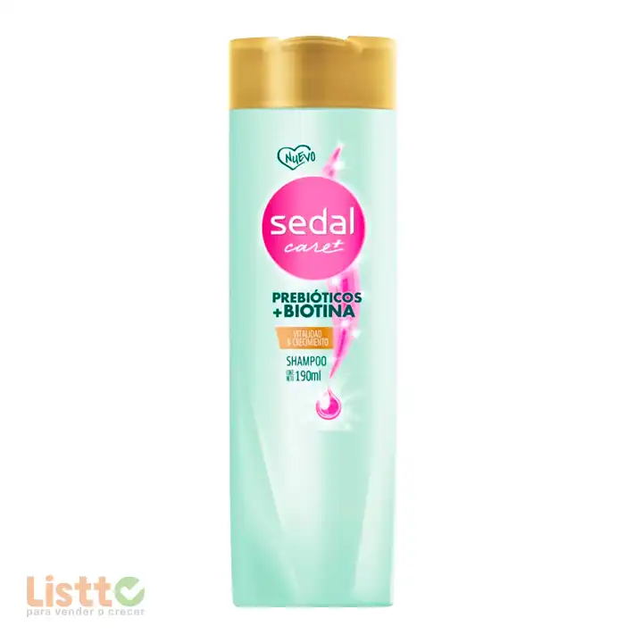 Shampoo Sedal Prebióticos + Biotina 190 ml.