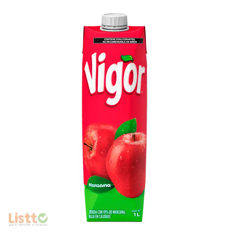 Bebida Vigor Manzana Tetra Brick 946 ml.
