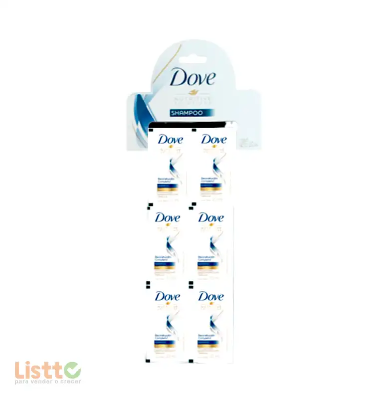 Shampoo Dove Reconstrucción Tira 24/10 ml.