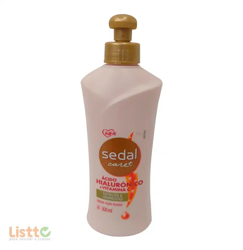 Crema para Peinar Sedal Ácido Hualurónico + Vitamina C 300 ml.