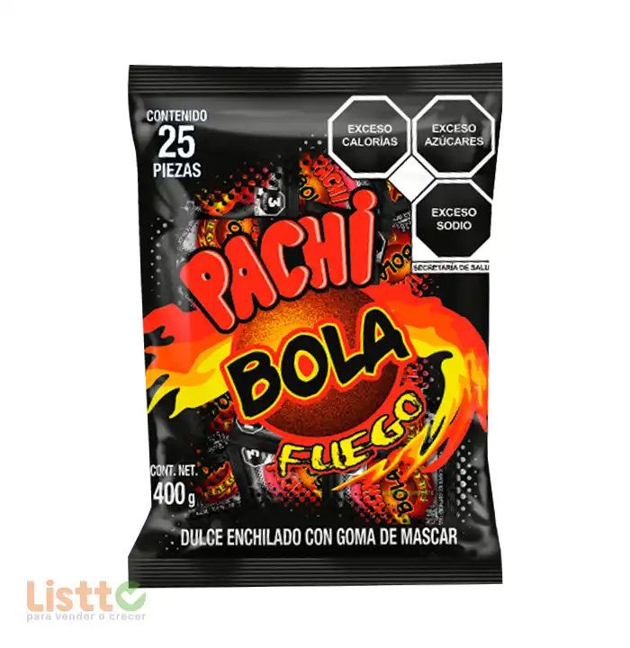 Dulce Pachi Bola Fuego 25 Pz.