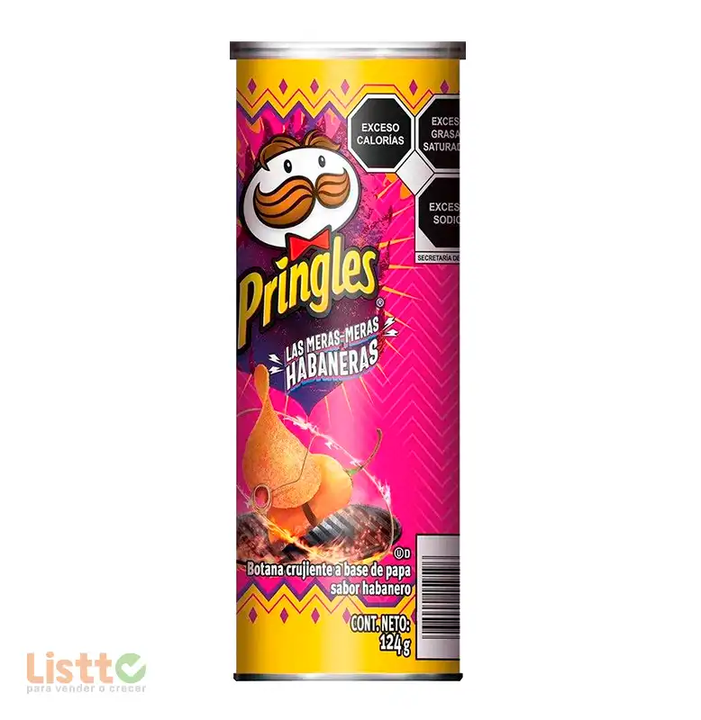 Pringles Papas Habaneras 124 gr.