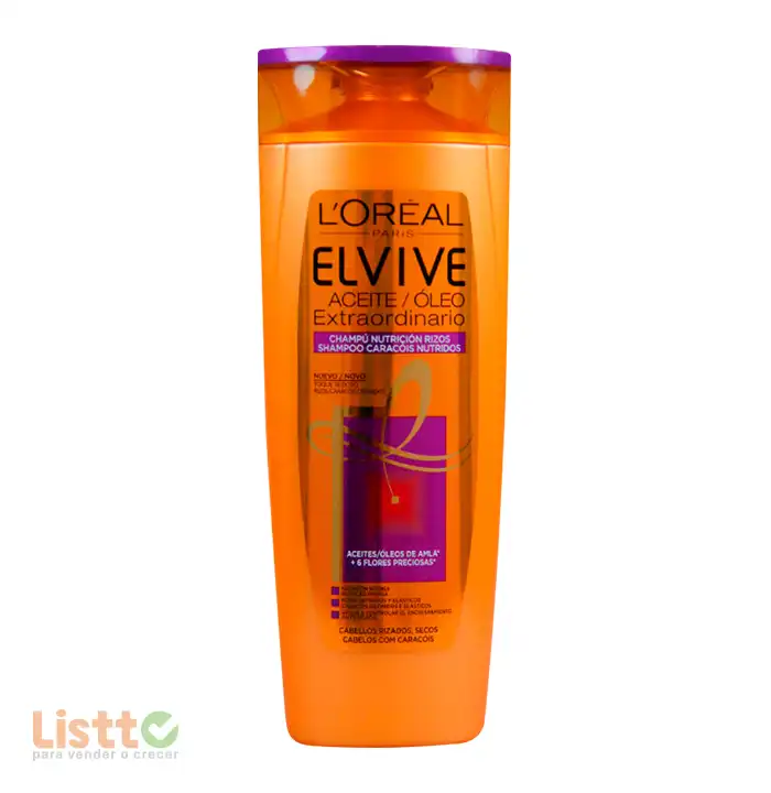 Shampoo Loreal Elvive Extra Rizozs 370 Ml.
