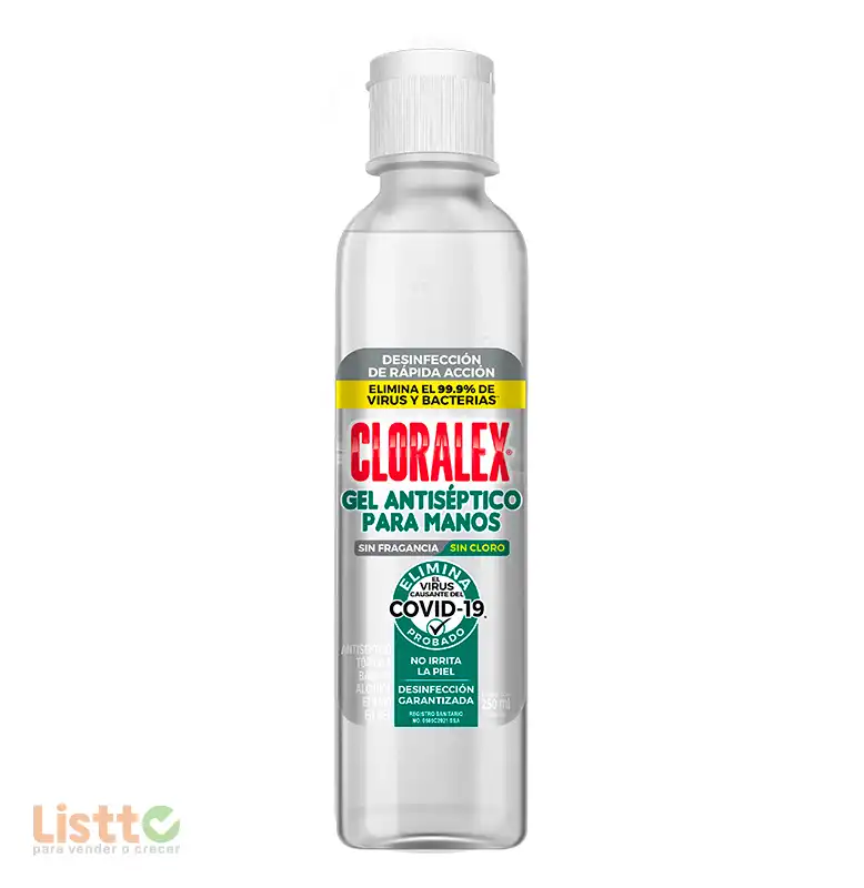Gel Antiseptico Cloralex 250 Ml.