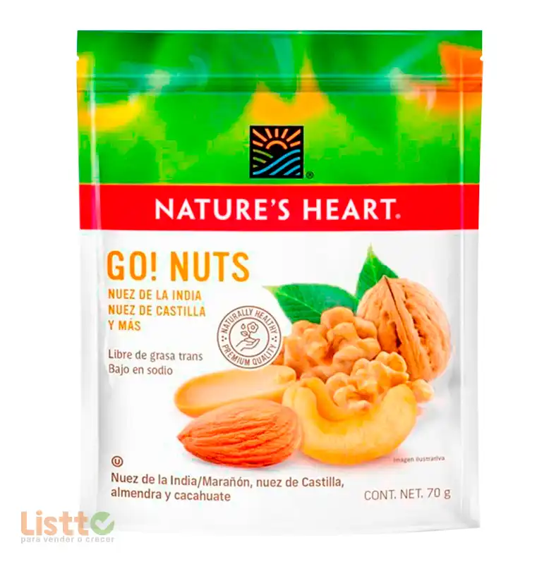 Nature s Heart Go! Nuts 70 Gr.