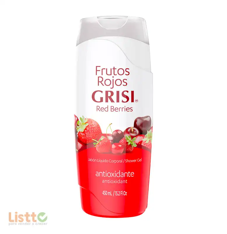 Jabon de Tocador Grisi Frutos Rojos Liquido 450 Ml.