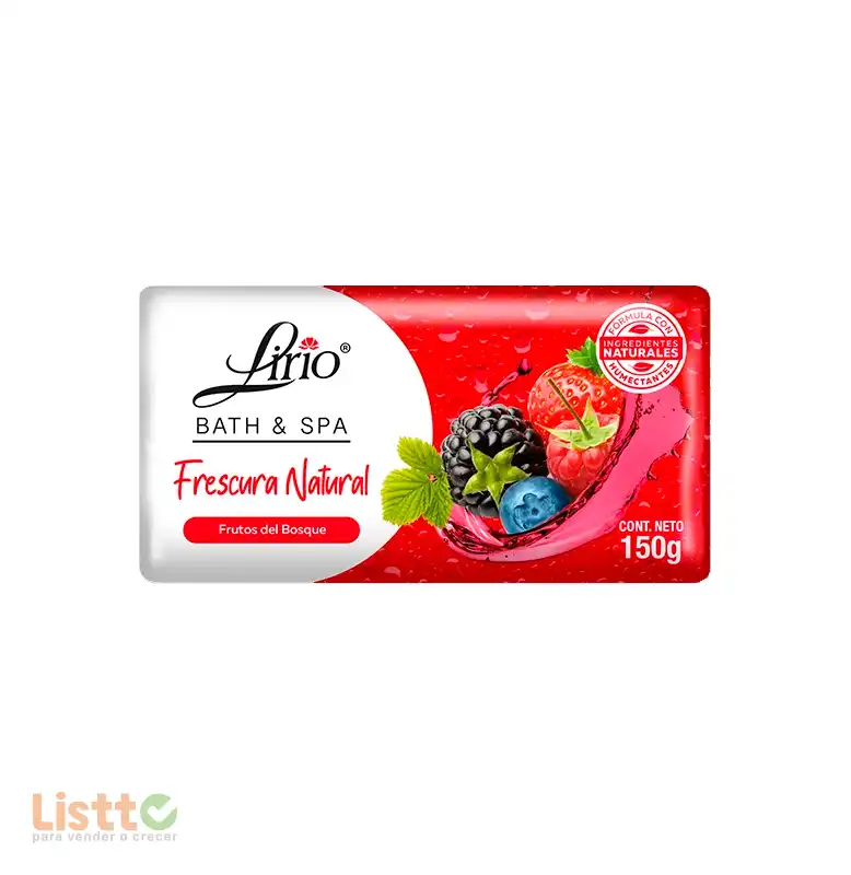 Jabón de Tocador Lirio Frutos Del Bosque 150 g