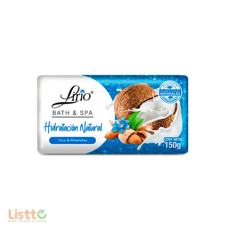 Jabón de Tocador Lirio Coco Y Almendra 150 g