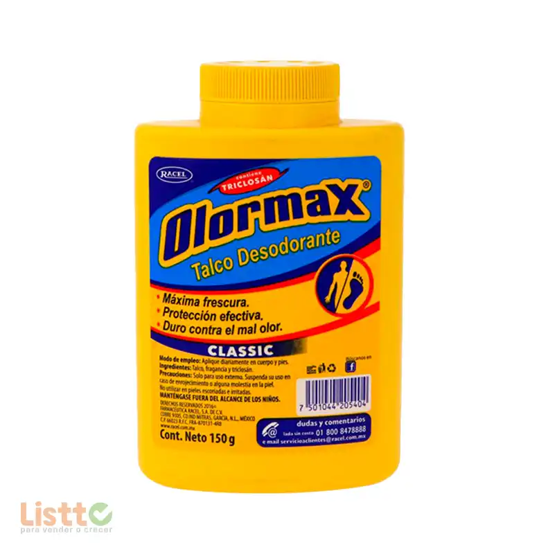 Talco Olormax Clásico 150 g