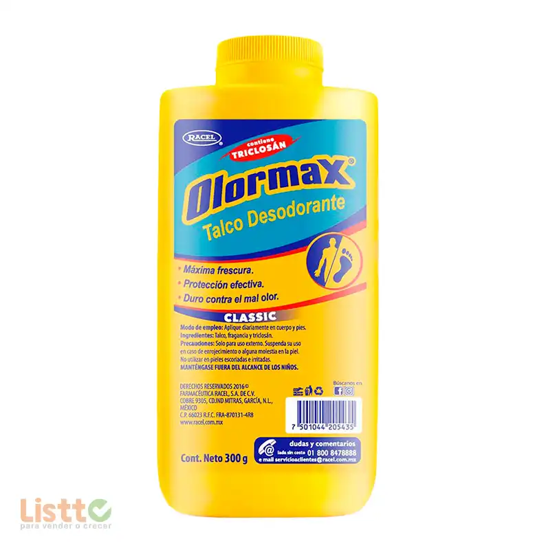 Talco Olormax Clásico 300 g